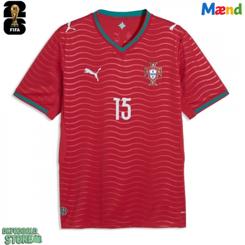 Portugal Joao Neves #15 Replika Hjemmebanetrøje VM 2026 Kortærmet